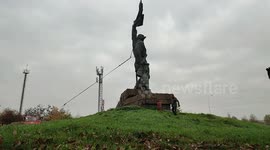 Soviet soldier monument dismantled near Ukraine's border with Slovakia