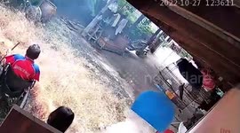 Grandfather, 70, unwittingly starts grassfire when he lit a match almost burning himself