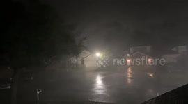 Tropical storm Nicole brings powerful wind to Florida