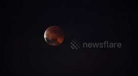 Total Lunar Eclipse In Nanning, China