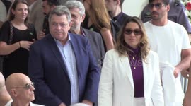 Brazil First Lady Rosangela Lula da Silva pays her respects to singer Gal Costa at funeral in Sao Paulo