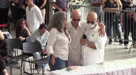 Brazilians pay respects to their beloved singer Gal Costa at her funeral in Sao Paulo