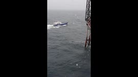 Gabon offshore , bad weather