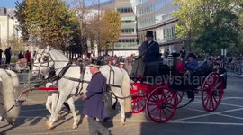 The Lord Mayor’s Show 2022 procession at the City of London