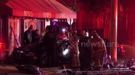 Two people fatally injured during a crash involving Maserati on W Dallas St in Houston, USA