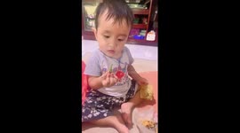 Baby tastes chili pepper for first time and has hilarious reaction