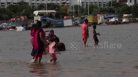 Parts of Chennai under water after heavy rain