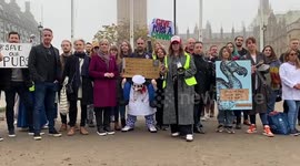 Hospitality workers stage protest in Parliament Aquare ahead of mini budget