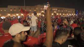 Fans gather in advance of the FIFA World Cup 2022 in Qatar