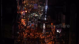 India: Preparations for the upcoming Diwali festival in New Delhi