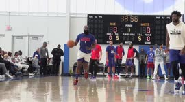 NBA BASKETBALL:  Philadelphia 76ers annual Blue and White scrimmage game