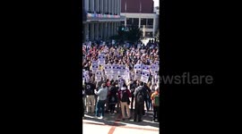 Thousands of University of California, Berkeley academic workers go on strike over wages, benefits