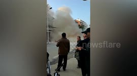 Chinese cardroom collapses seconds after customers were evacuated