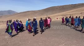 Watch the enchanting ceremonial greeting of the Maasai, a tribe in Tanzania