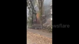 Ukrainian officials release footage of damages from Russian attacks hours after Zelenskyy spoke to G20