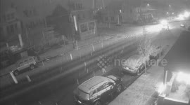 Winter Storm in a small town in Northeastern Pennsylvania