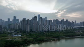 The Confucius Temple Tourist Wharf in Nanning, China