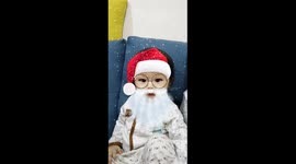 The most adorable Christmas Santa Claus Ever