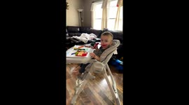 Who needs coloring book when you have your body - just a toddler thing