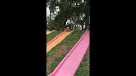 Skateboarder proudly enters the 'Hall of Meat' following a DISASTROUS sliding fail