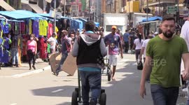 Street scenes of Sao Paulo as World reaches 8 billion population