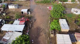 Inundaciones en Maicao La Guajira Colombia - tomas hechas con dron