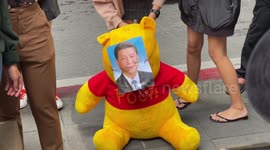 Free Hong Kong protesters rally against China at APEC summit in Bangkok