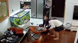 Devoted dad shows how he suffers through daughter's 'terrible twos' in Vietnam