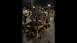 'I thought I could get the 6th one' - Gym freak nearly gets his THROAT CRUSHED by 205-lb barbell