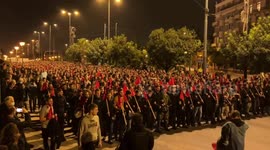 Demonstration marking the 49th anniversary of the student uprising in Athens, Greece