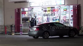 Two dead after double shooting outside of a gas station in Southwest Houston, TX, USA