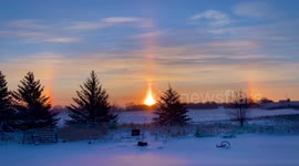 Minnesota resident stunned by rare optical phenomenon, a sun dog