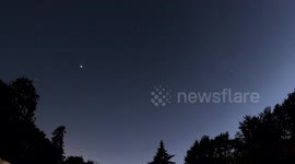 4k time lapse of stars moving in the night sky