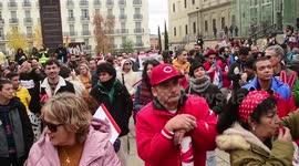 Primera Marcha positiva Marcha en el Madrid de Pepe Espaliú contra