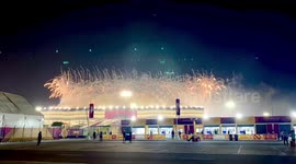 Fireworks display lights up the sky in Doha as World Cup begins in Qatar