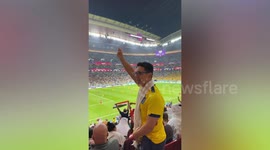 Angry Qatar fan clashes with Ecuador support during World Cup opening game