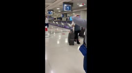 Girl flies out of state to deliver pup to strangers!