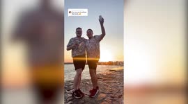 Heartwarming moment a couple accidentally propose to each other at the same time