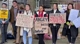 March With Midwives protest in Parliament Square