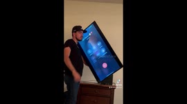 Phone from the future? Guy makes call on giant iPhone: 11 million views