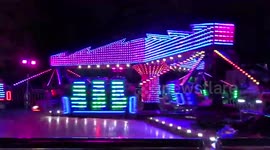 Winter magic at Windsor Wonderland with sparkling lights outside Windsor Castle