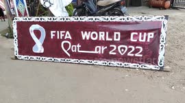 World Cup fever hits Indonesia as murals on display dedicated to footballing icons