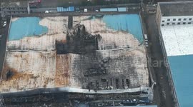 Drone Footage Of A Deadly Fire Aftermath In Anyang, China