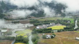 Mingshi Idyllic Scenery at Chongzuo, China