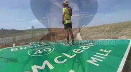 Man raises $30,000 for charity by riding 2,400 miles across the United States on UNICYCLE