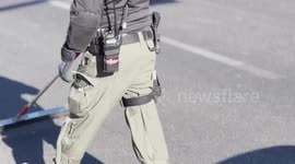 Israeli forensic experts scour blast scene in Jerusalem