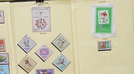 Indian philatelist boasts collection of World Cup stamps dating back to 1930