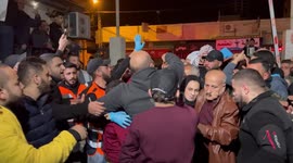 Relatives and friends of Palestinian Mohammad Herzallah , 30, died from severe injuries in the head after he was shot by Israeli forces during a military raid