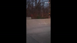 Indiana man realizes that skateboarding is a license to get hurt