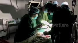 Ukraine surgeons operate on child's heart in darkness as blackouts hit Kyiv hospital